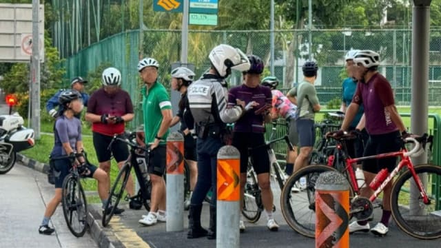 37名脚踏车骑士因违规骑行接到罚单
