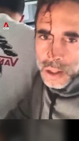 Flydubai passengers tend to bloodied men after co-pilot reportedly stabs captain