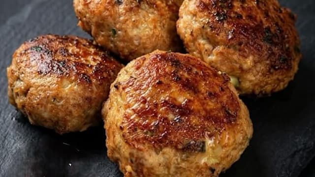 食谱：香煎双肉芝士肉饼