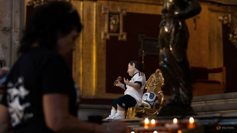 Praying for a World Cup miracle? Fans flock to baby Jesus in Mexico kit