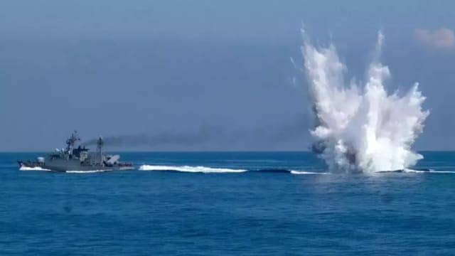 中国今日将在台海附近举行实弹军事演习