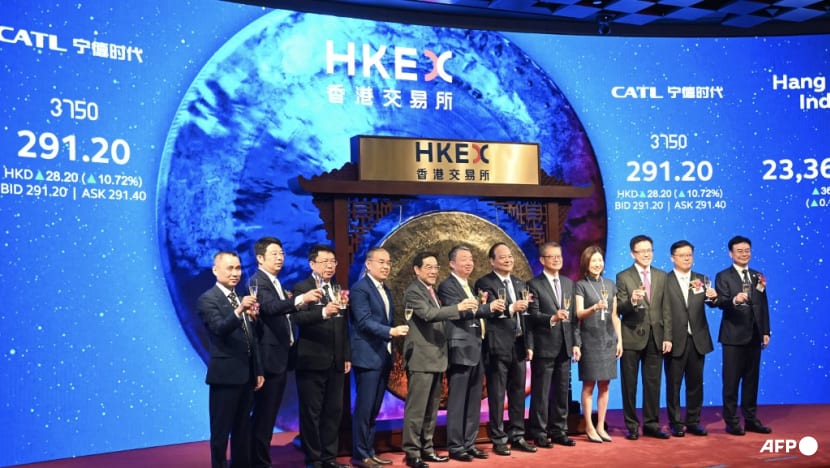 China's battery giant CATL jumps 18% on Hong Kong debut in world's biggest IPO this year