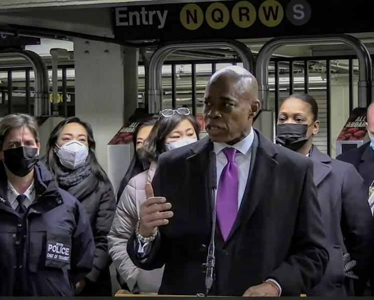Woman killed after being pushed in front of train in New York City