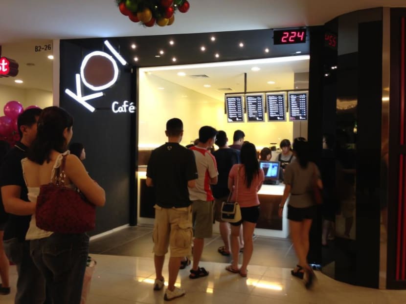 KOI Cafe's Vivo City outlet. Photo: KOI Café Singapore/Facebook