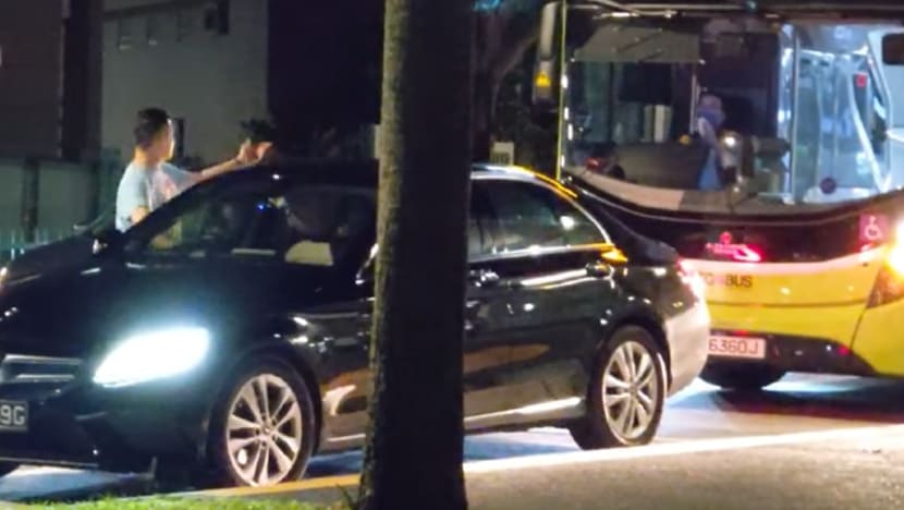 Mercedes driver who verbally abused bus captain charged with causing public nuisance