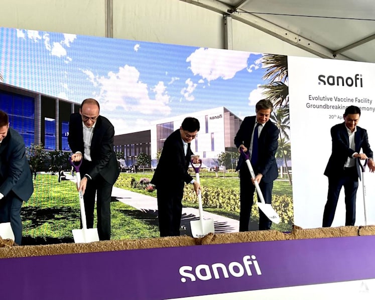 Sanofi breaks ground at S$638 million vaccine facility in Tuas