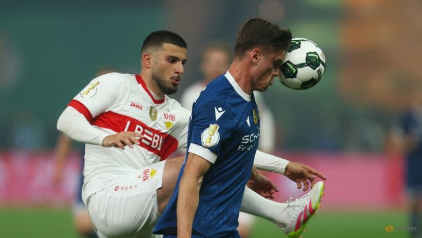 Stuttgart beat third-tier Arminia Bielefeld 4-2 to clinch German Cup Stuttgart beat third-tier Arminia Bielefeld 4-2 to clinch German Cup