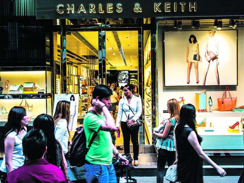 Mr Law said retail firms, such as Charles and Keith, have been more actively going into China in the past three years. Photo: Bloomberg