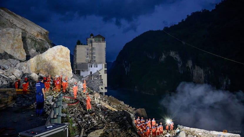 Rescuers race to find survivors after landslide in southwest China's Chongqing