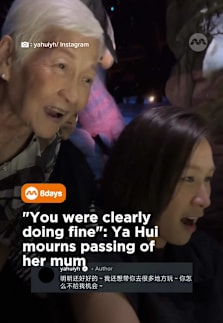 The actress had hoped to take her mum to many more places, but never got the chance. #8dayssgLocalEnt  #8dayssg #yahui #Singapore #CherishYourLovedOnes