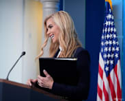 White House press secretary Katie Zacharia says she did not pass bar exam