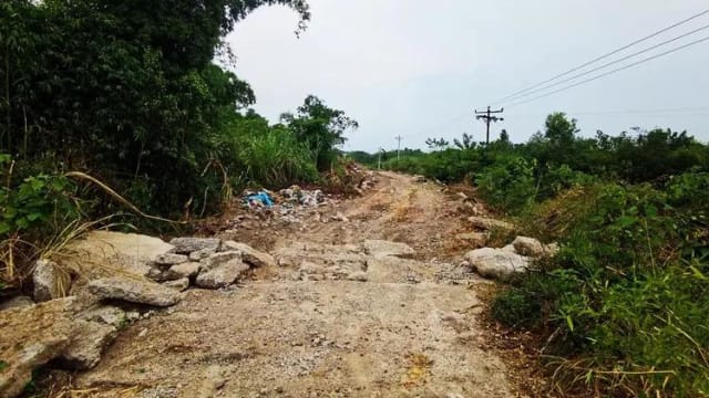 中国四川小偷太厉害 偷走村里整条水泥路