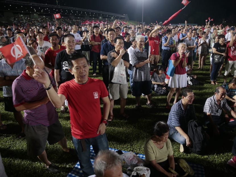 Singapore Democratic Party's second rally for the Bukit Batok by-election held at Bukit Gombak stadium on May 1, 2016. Photo: Jason Quah Singapore Democratic Party's second rally for the Bukit Batok by-election held at Bukit Gombak stadium on May 1, 2016. Photo: Jason Quah