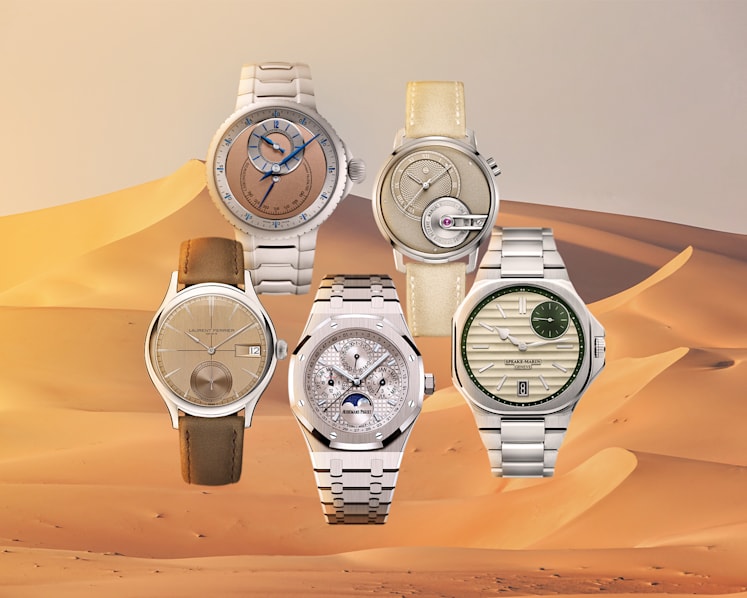 Sands of time: The beige watch trend that’s taking over wrists 