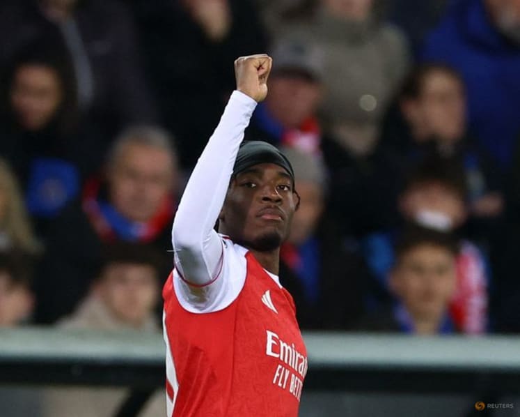 Arteta hails Madueke's 'magic moments' after Champions League double