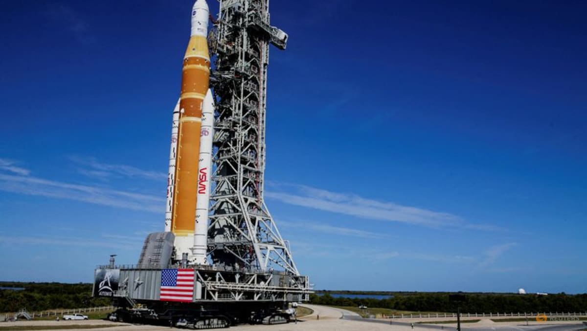 NASA rolls giant SLS rocket to launchpad for second Artemis moon mission