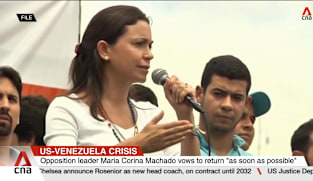 Venezuelan opposition leader Machado vows to return home; VP Rodriguez sworn in as acting president