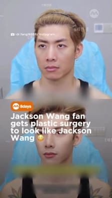 He wanted to follow Jackson’s “vibe” and now feels his features look “more proportional.” #8dayssg #8dayssgasianent #jacksonwang #cosmetic #lookalike 