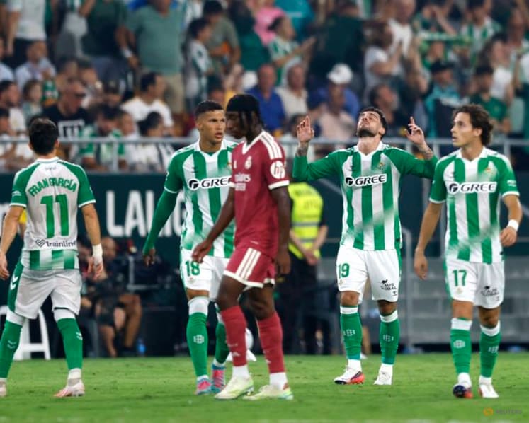 Mbappe denied at the death as Betis beat Real Madrid