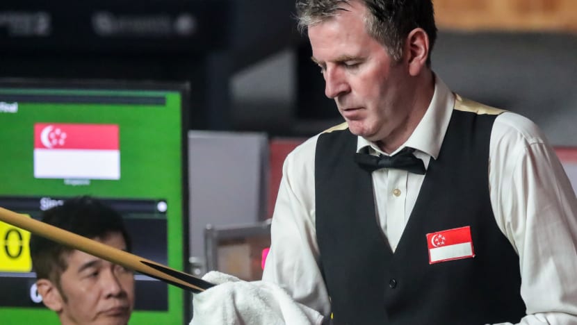 Singapore's Peter Gilchrist and Alex Puan win English billiards doubles gold 