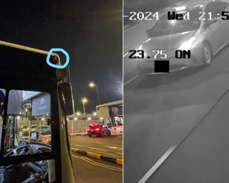 Fine for cabby who shone laser at bus near Changi Airport, blurring driver's vision