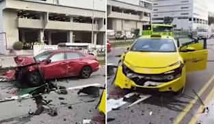 Lelaki bakal didakwa selepas memandu secara cuai dan merempuh teksi di Kallang Bahru