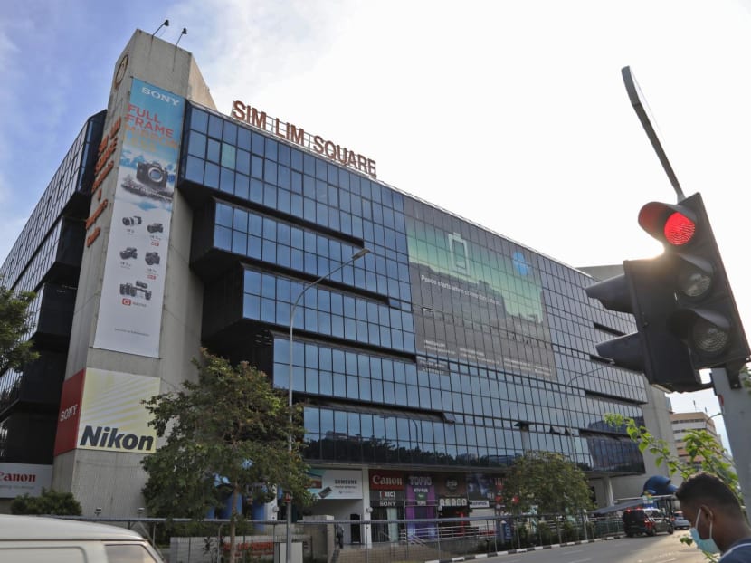 A view of Sim Lim Square.