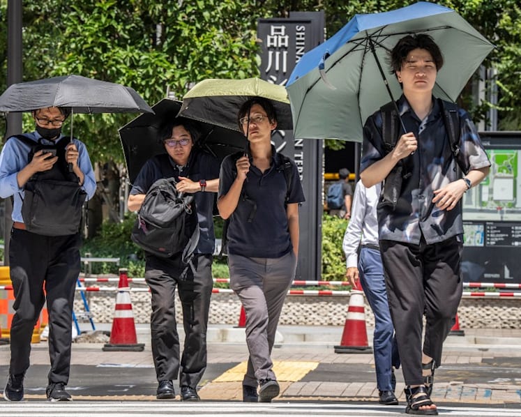 Tokyo logs record 10 days of 35°C or more