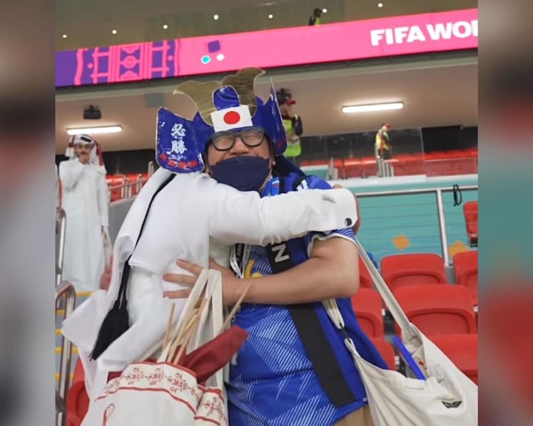 Doha Diary: Japanese fans pick up where they left off at the last World Cup