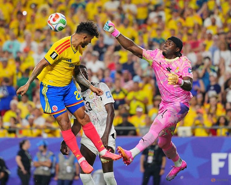 Colombia edge Ghana 1-0 to set up Switzerland showdown