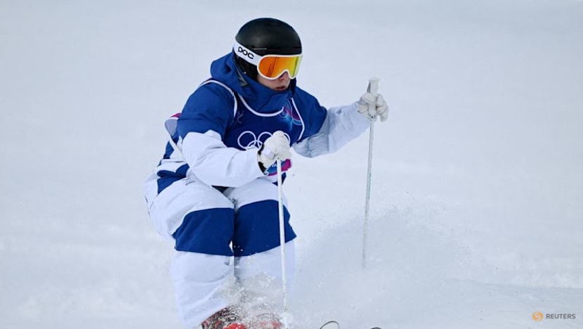Freestyle skiing-Transgender mogul skier Lundholm urges youths to ‘be themselves’