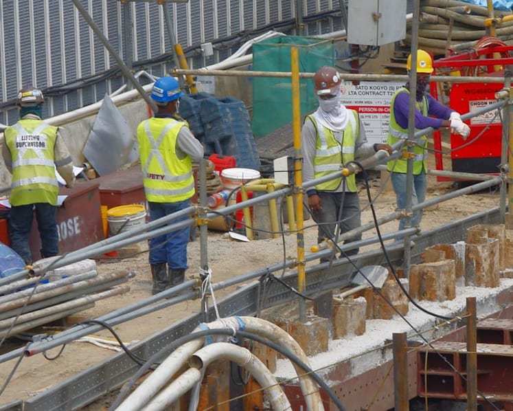 2 worksites that let in workers who later tested positive for Covid-19 among 26 ordered to halt construction: BCA