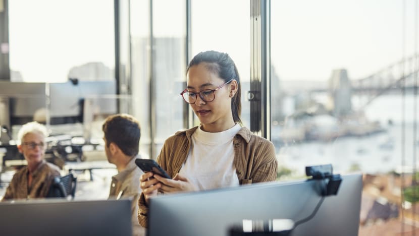 Commentary: Using your phone at work can help to balance your home life Commentary: Using your phone at work can help to balance your home life