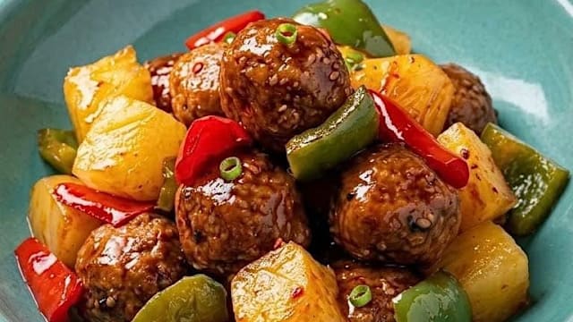 食谱：咕咾肉丸子