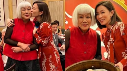 Charmaine Sheh, 47, Throws 16-Table Banquet To Celebrate Mum’s 70th Birthday