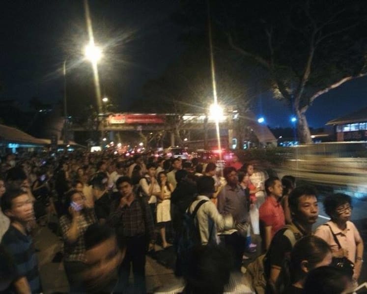 MRT breakdown: North-South, East-West lines down for hours