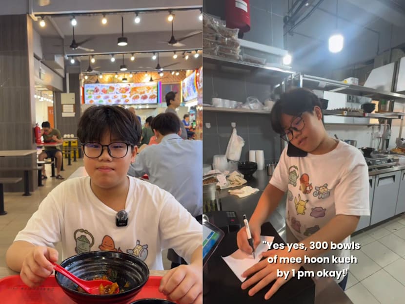 ‘I’m too famous already’: 12-year-old goes viral for promoting his mother's mee hoon kueh stall