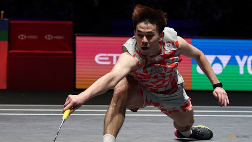 Badminton-Lin upsets Vitidsarn to set up All England Open final against India's Sen