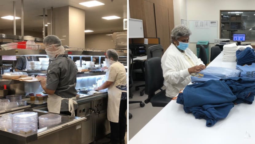 From preparing meals to distributing medical scrubs: A look at SGH’s underground operations