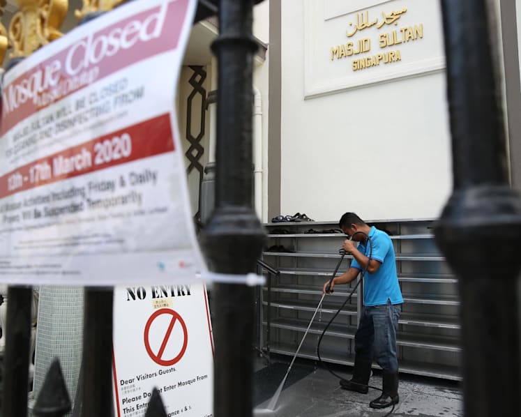 Sultan Mosque closed on Friday after visit by Covid-19 patient, to reopen Saturday after ‘thorough disinfection’