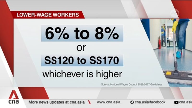 NWC recommends 6% to 8% pay rise for lower-wage workers in Singapore