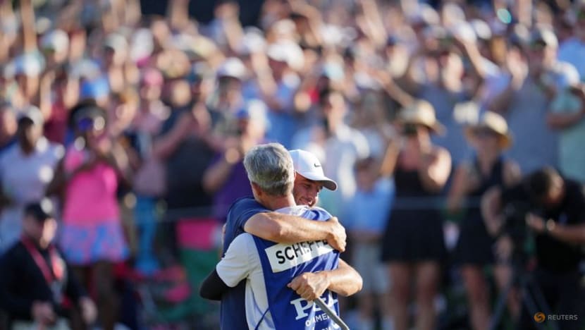 Scheffler pulls away late for runaway PGA Championship victory