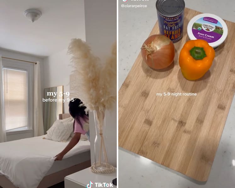 #trending: TikTok's '5 to 9' trend boasts better use of time, but some question if it's healthy