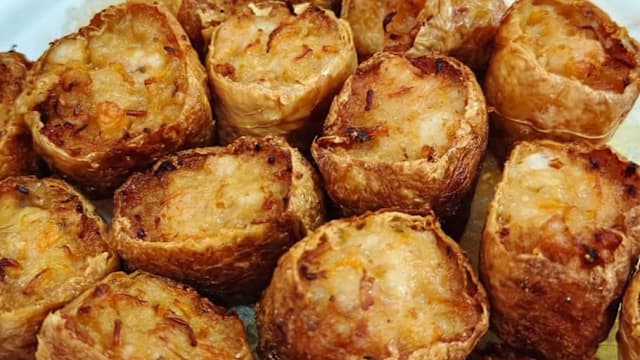 食谱：炸虾卷