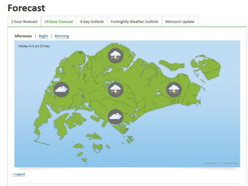 New weather website offers real-time report by location