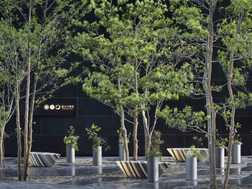 The street-level entrance to Hoshinoya Tokyo. Source: Hoshinoya Tokyo