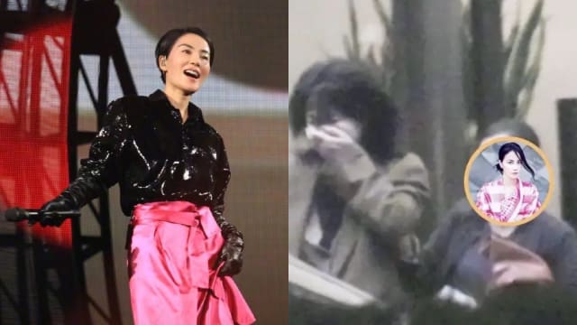 与谢霆锋情变？王菲被拍到掩面痛哭冲出餐厅