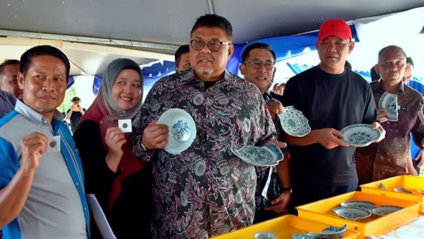 Penemuan serpihan rangka kapal purba di Pulau Melaka