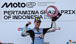 Rookie Aldeguer wins Indonesia GP as Marquez, Bezzecchi crash