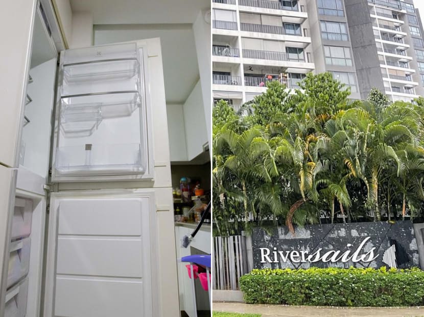 One resident at Riversails Condominium has bought a fire extinguisher as a result of the series of fridge fires. One resident at Riversails Condominium has bought a fire extinguisher as a result of the series of fridge fires.